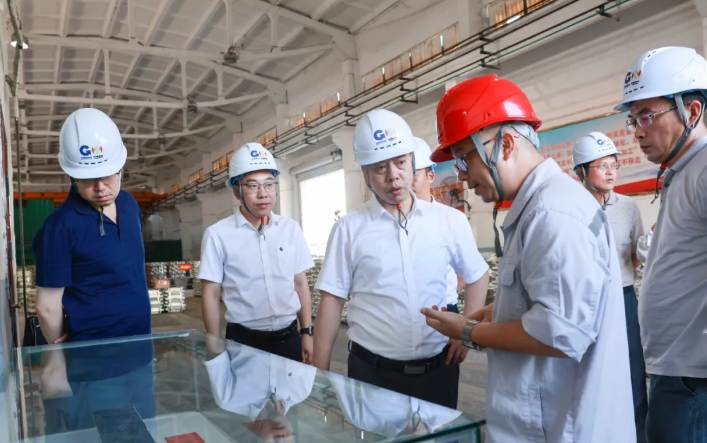 中國有色礦業(yè)集團(tuán)到華錫有色來冶公司、設(shè)計(jì)研究院調(diào)研交流